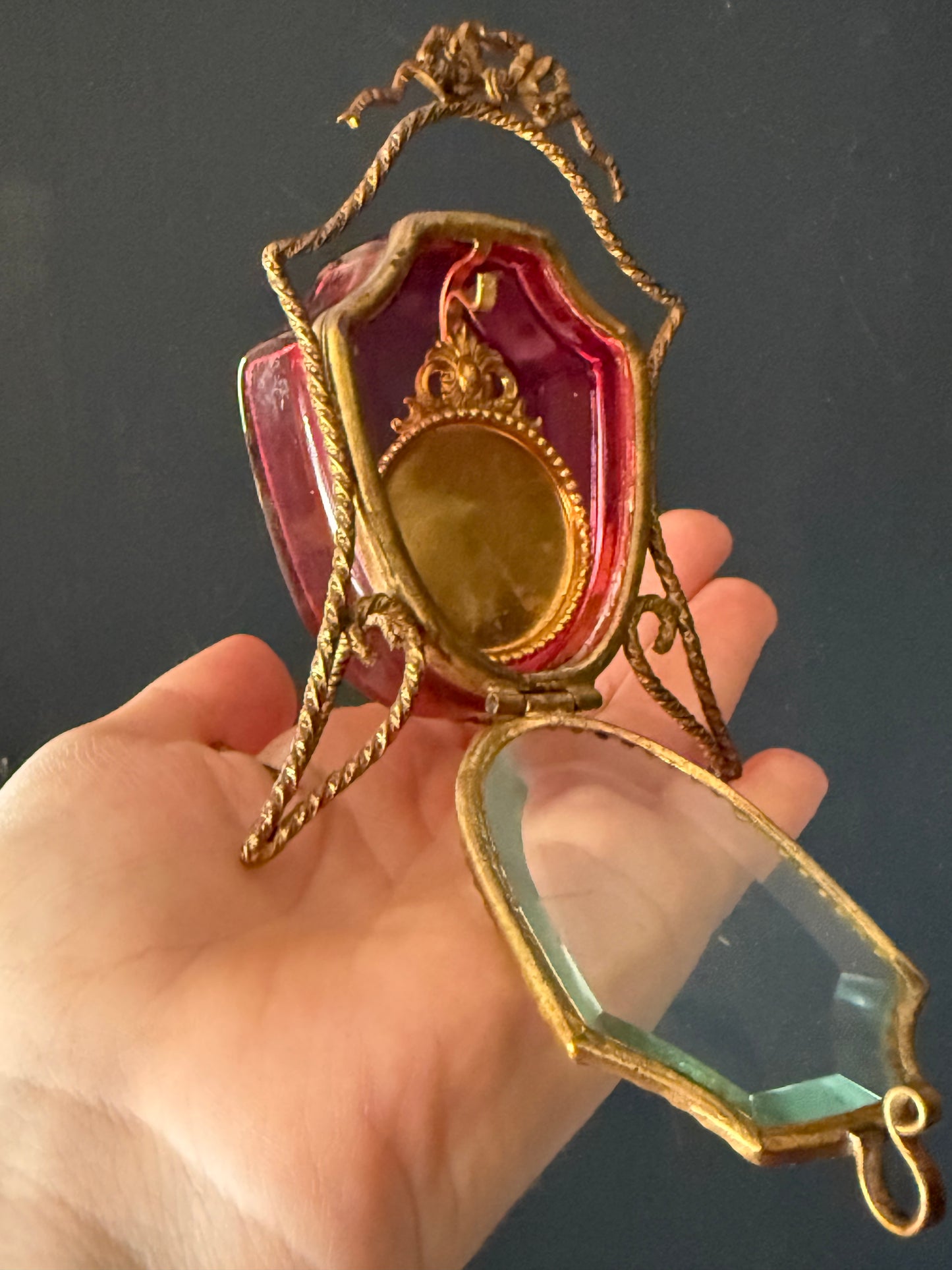 French Antique Pocket Watch Casket (RARE)