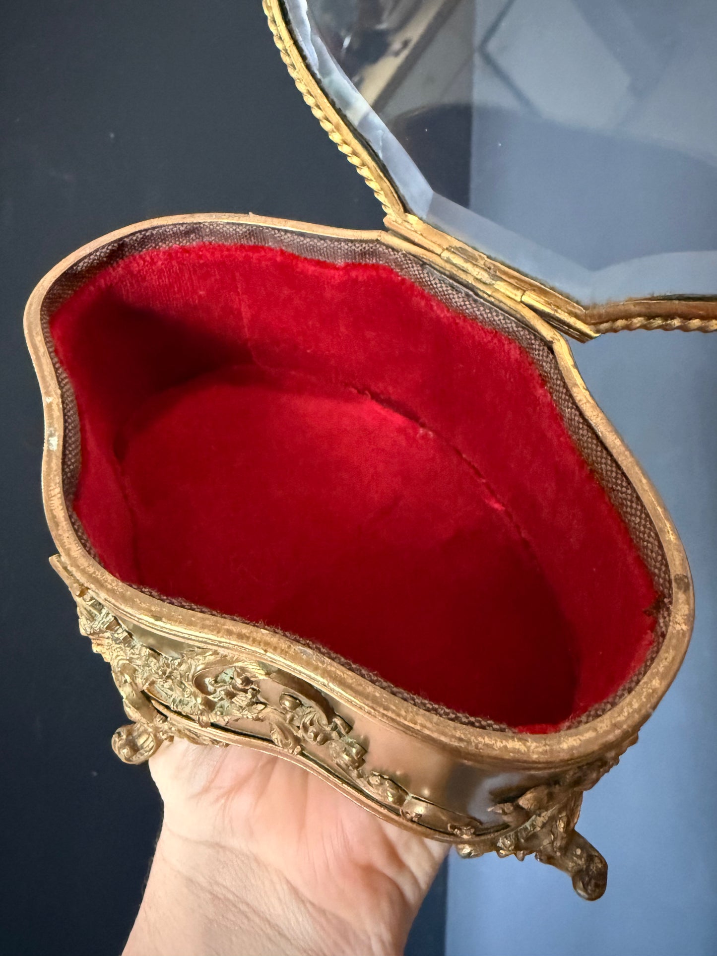 19th Century French Bronze Jewelry Casket (c.1880)