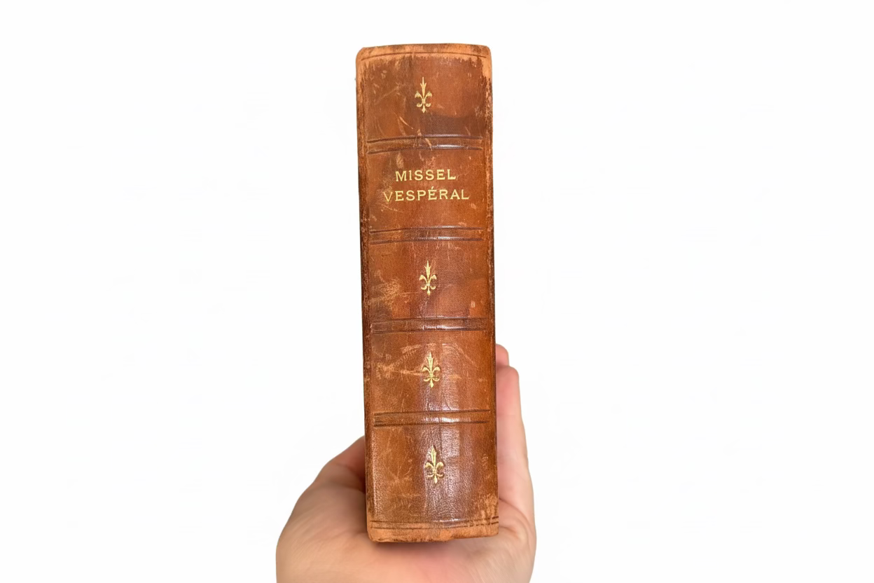 19th Century French-Latin Missel-Vespéral 🕯️📖 (Rare)