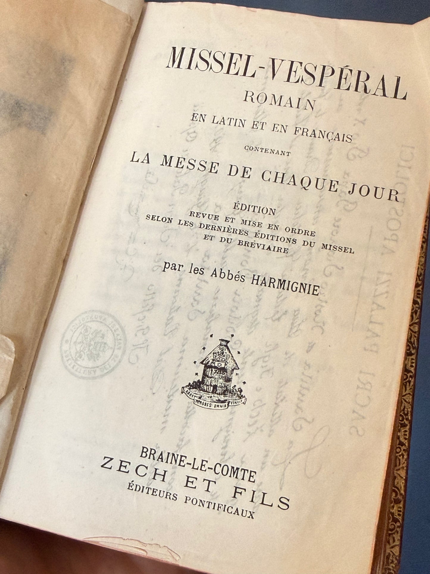 19th Century French-Latin Missel-Vespéral 🕯️📖 (Rare)