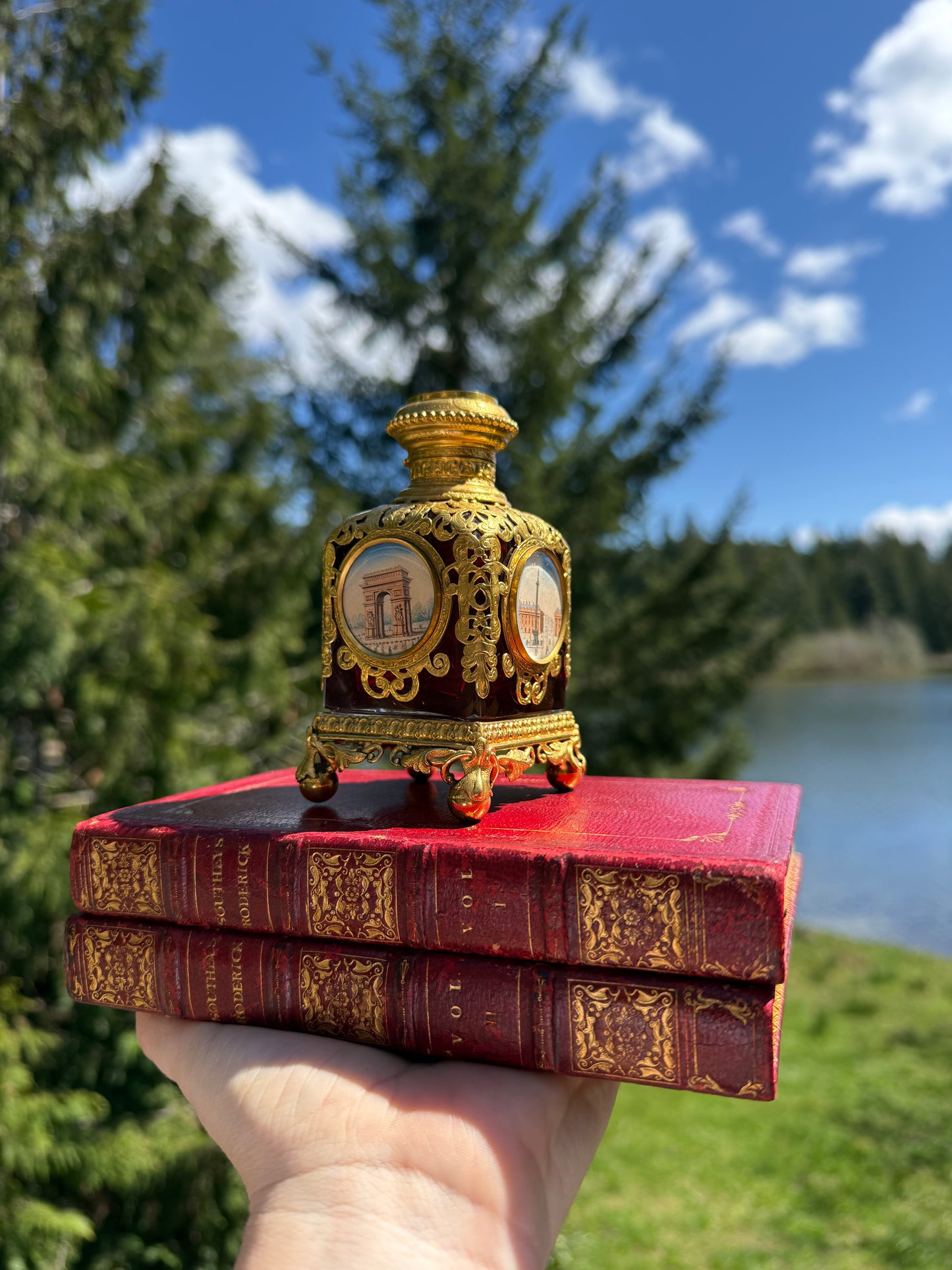 The Blood Ruby Palais Royal Scent Bottle | Circa 1820 (RARE)
