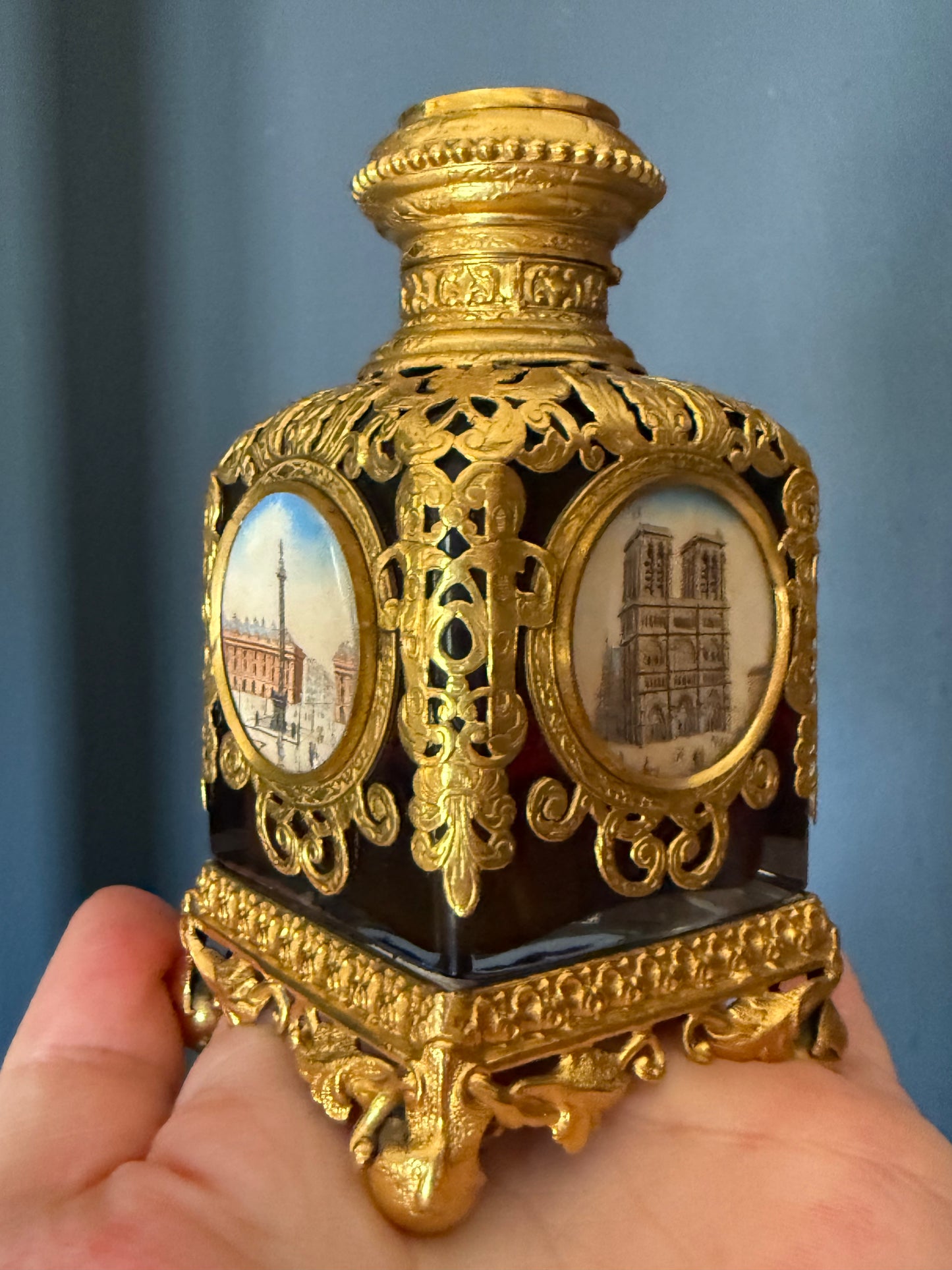 The Blood Ruby Palais Royal Scent Bottle | Circa 1820 (RARE)